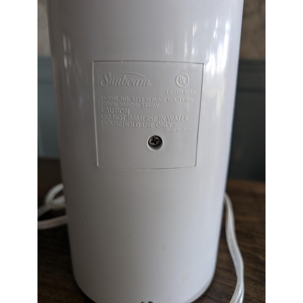 Vintage Sunbeam Hot Shot White Hot Water Dispenser #3211 Tested/Works EUC - Picture 4 of 6